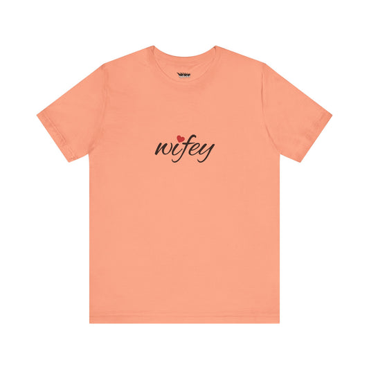 Wifey Unisex Jersey Short Sleeve Tee