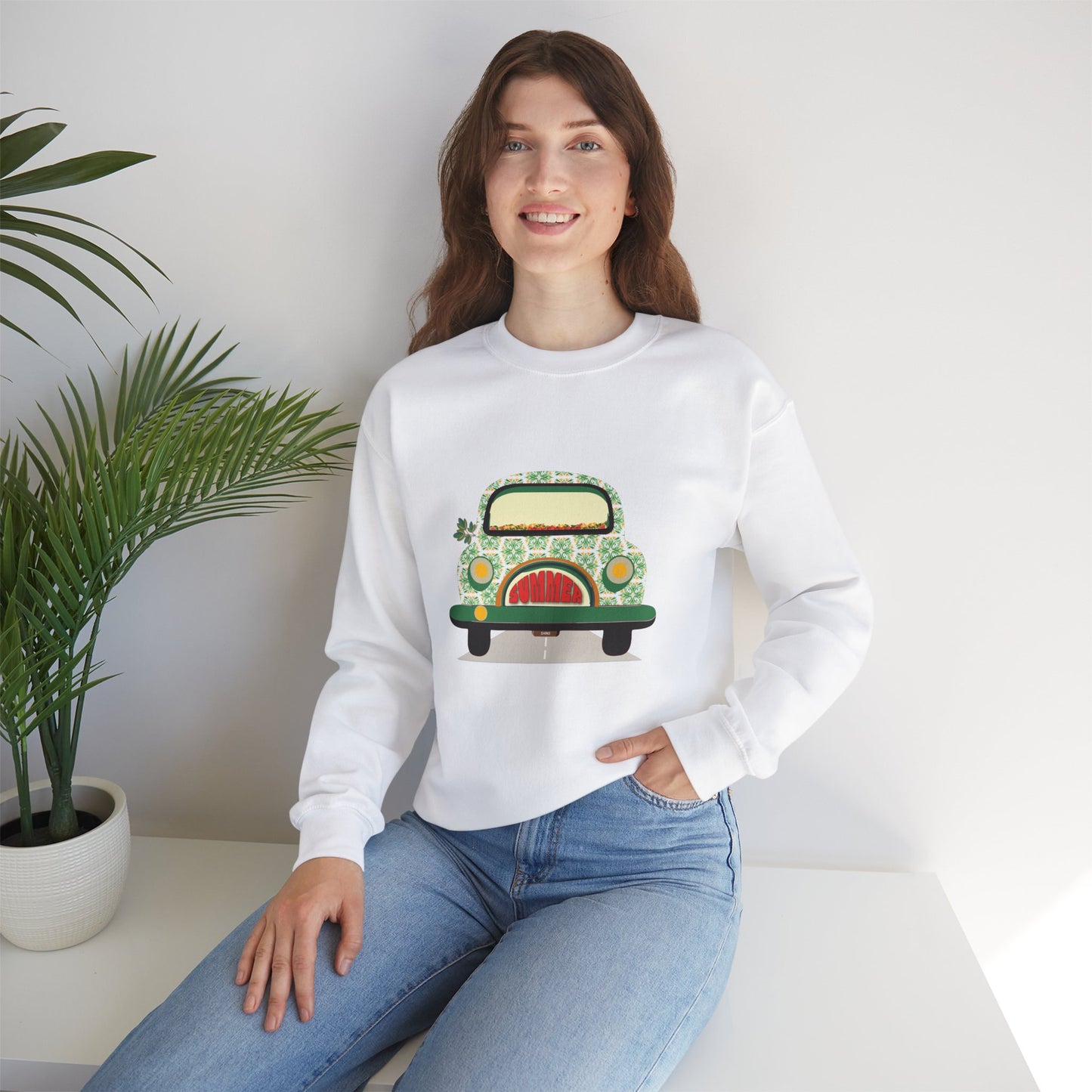 Summer Car Unisex Heavy Blend™ Crewneck Sweatshirt