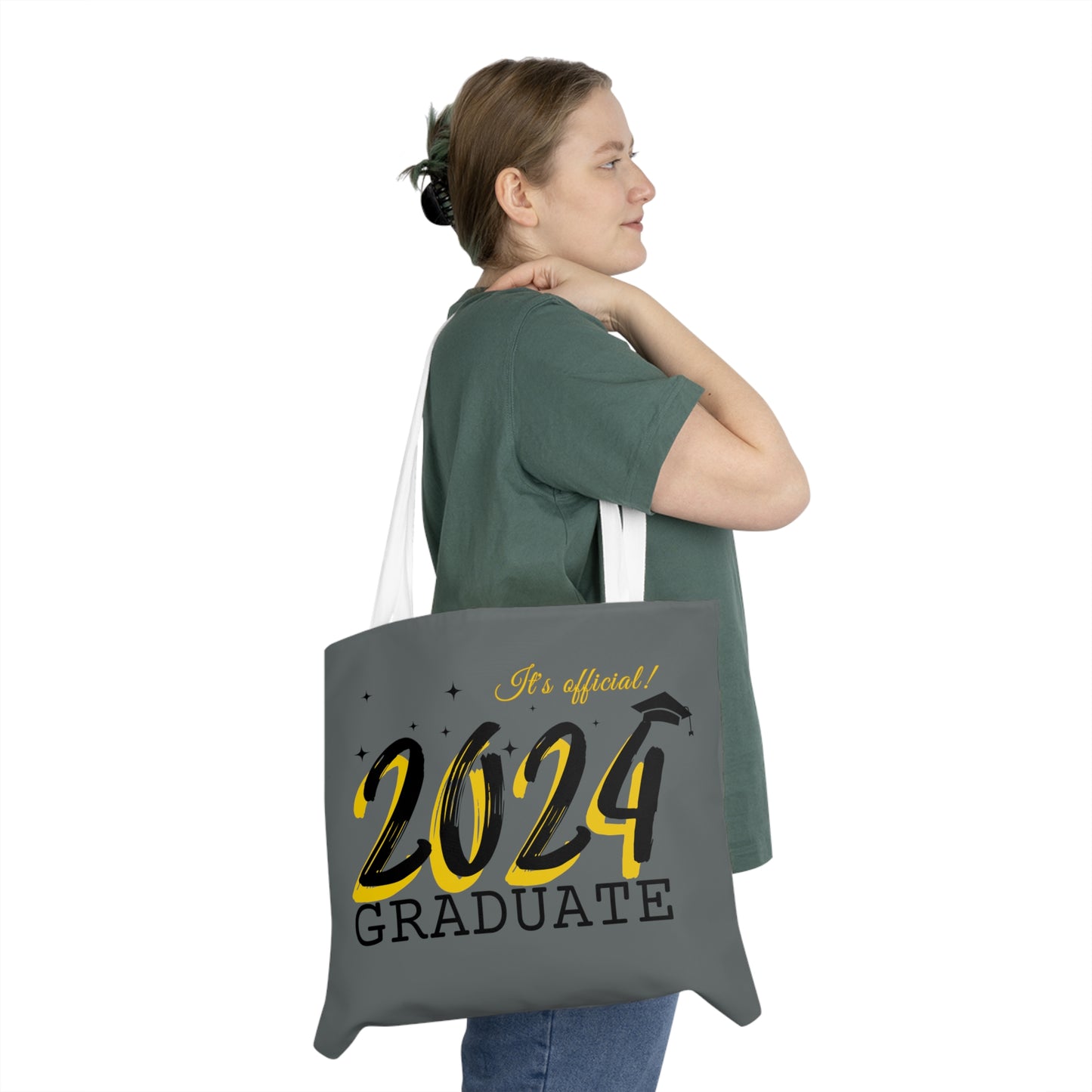 Graduate Shoulder Tote Bag (AOP)