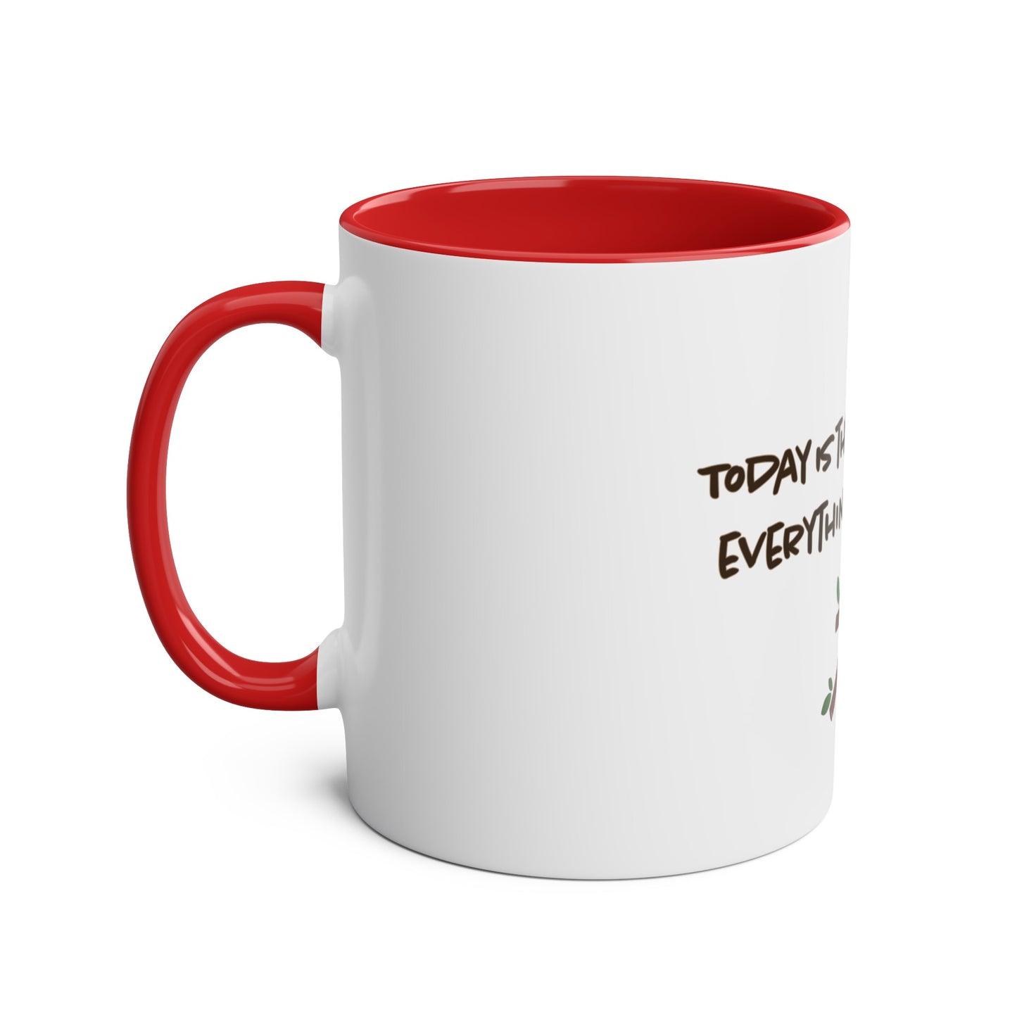 Tomorrow Two-Tone Coffee Mugs, 11oz