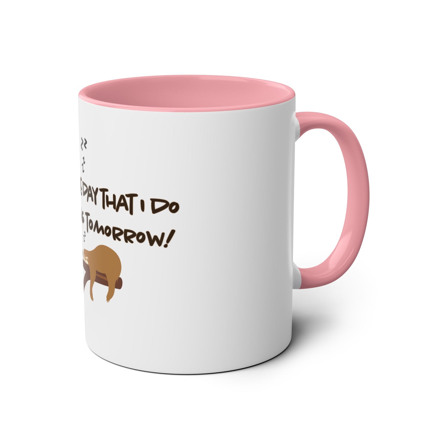 Tomorrow Two-Tone Coffee Mugs, 11oz