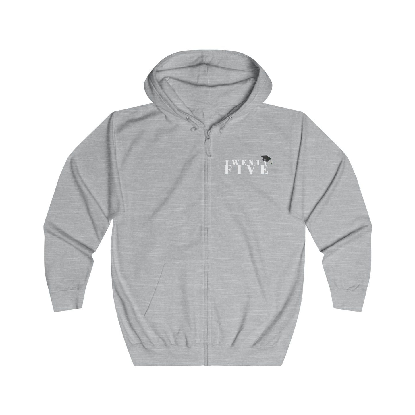 Graduate 2025 Unisex Full Zip Hoodie