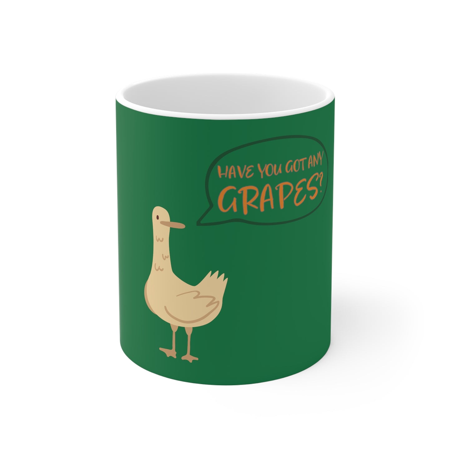 Duck 11oz Green Mug