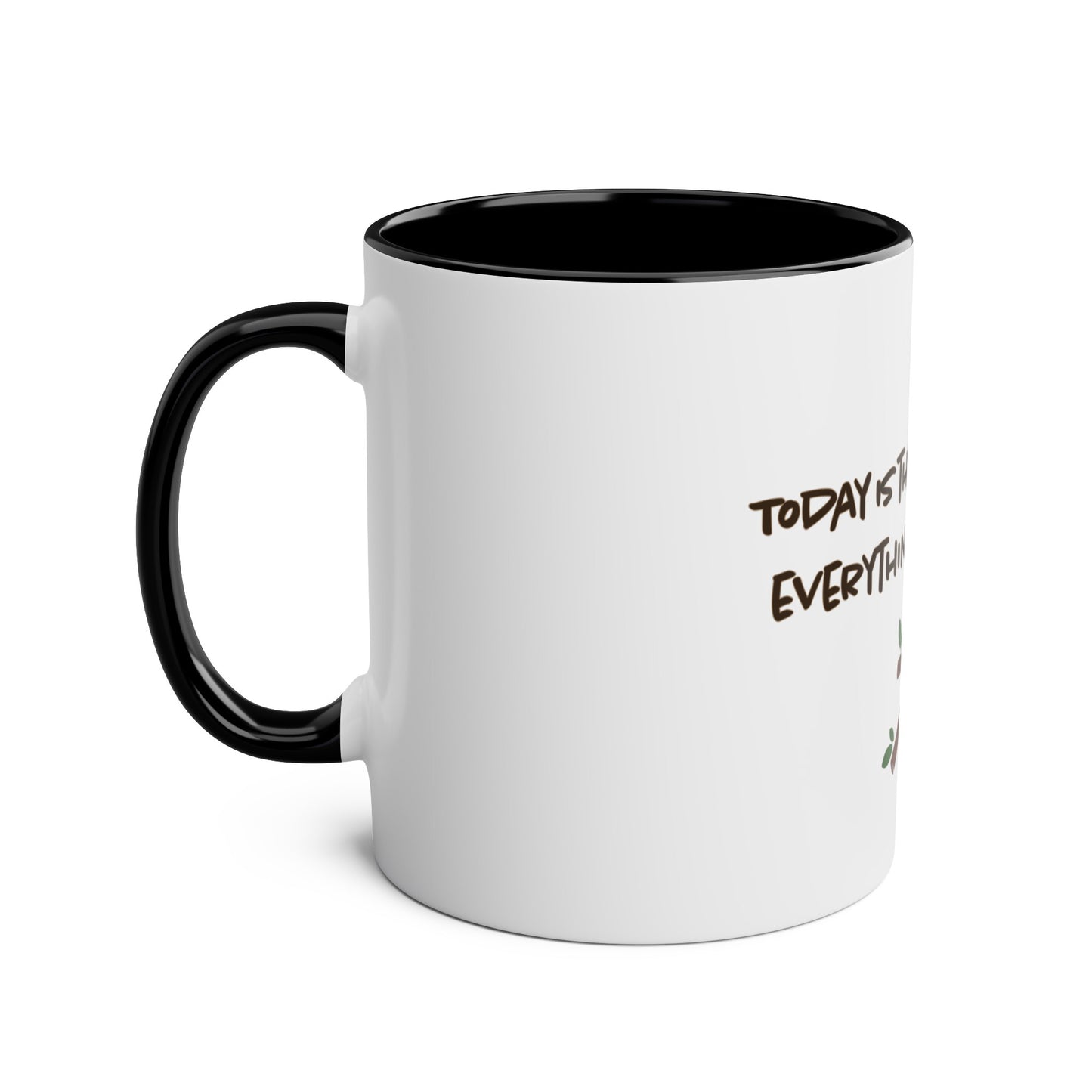 Tomorrow Two-Tone Coffee Mugs, 11oz