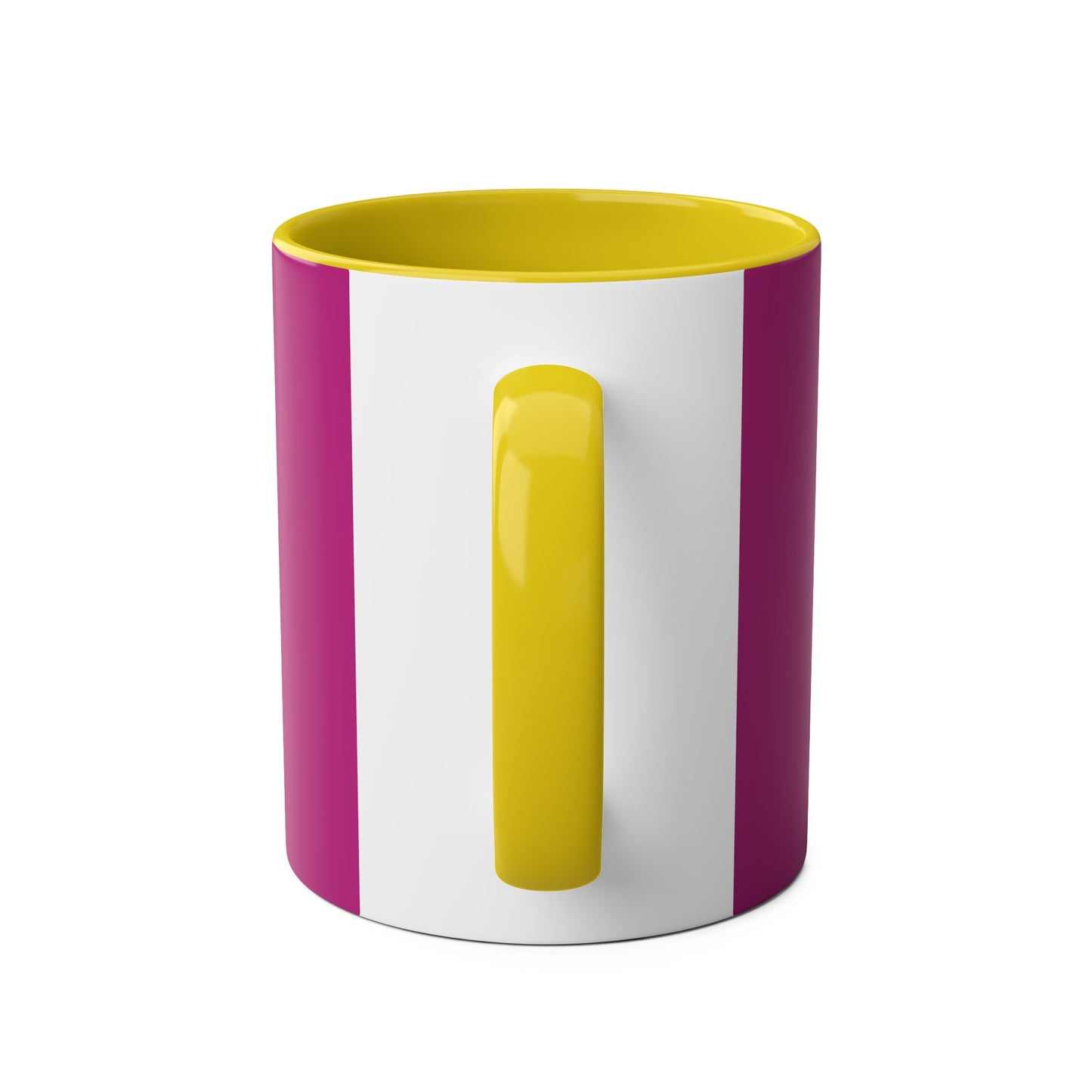 Pink Graduate 2024 Two-Tone Coffee Mugs, 11oz