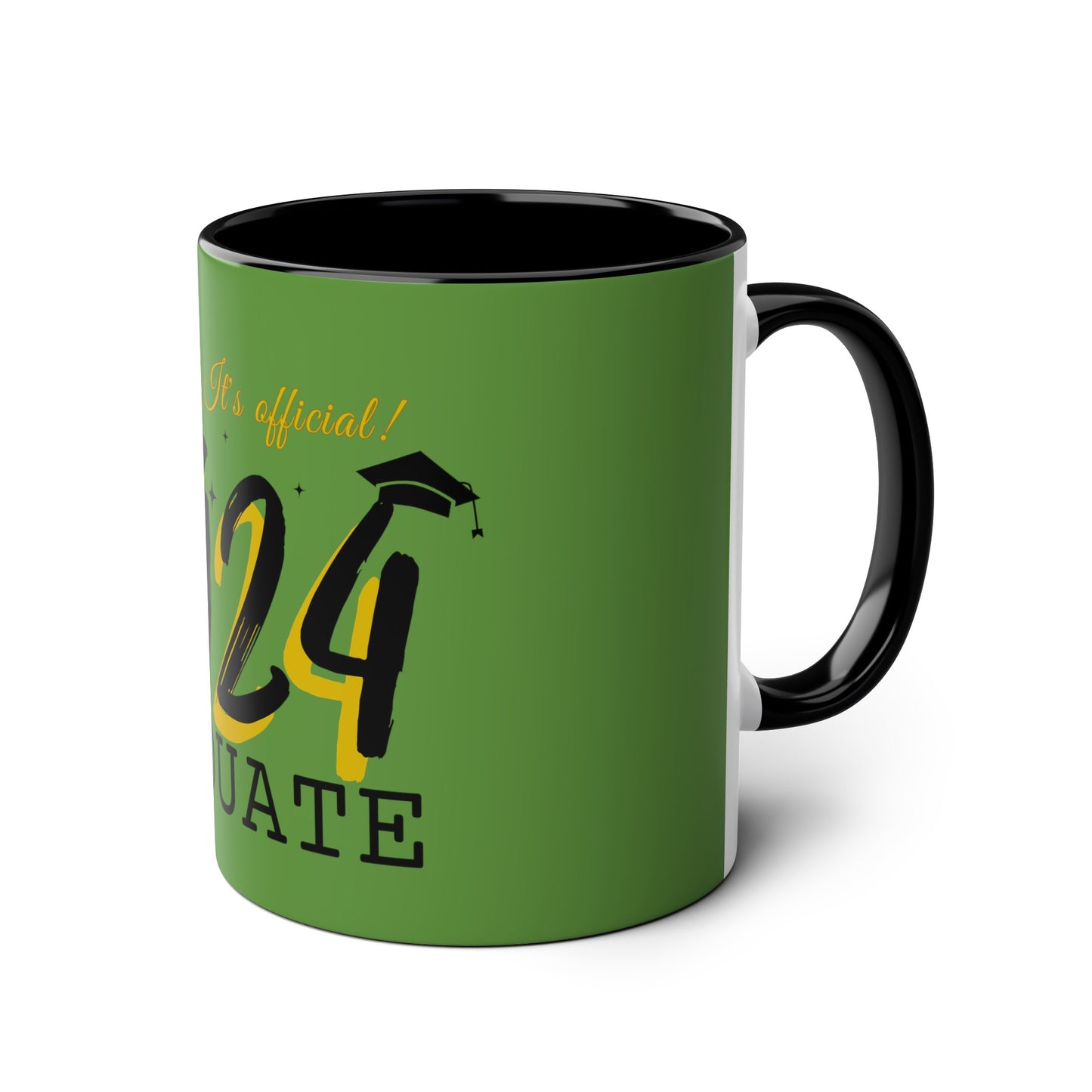 Graduate 2024 Two-Tone Coffee Mugs, 11oz