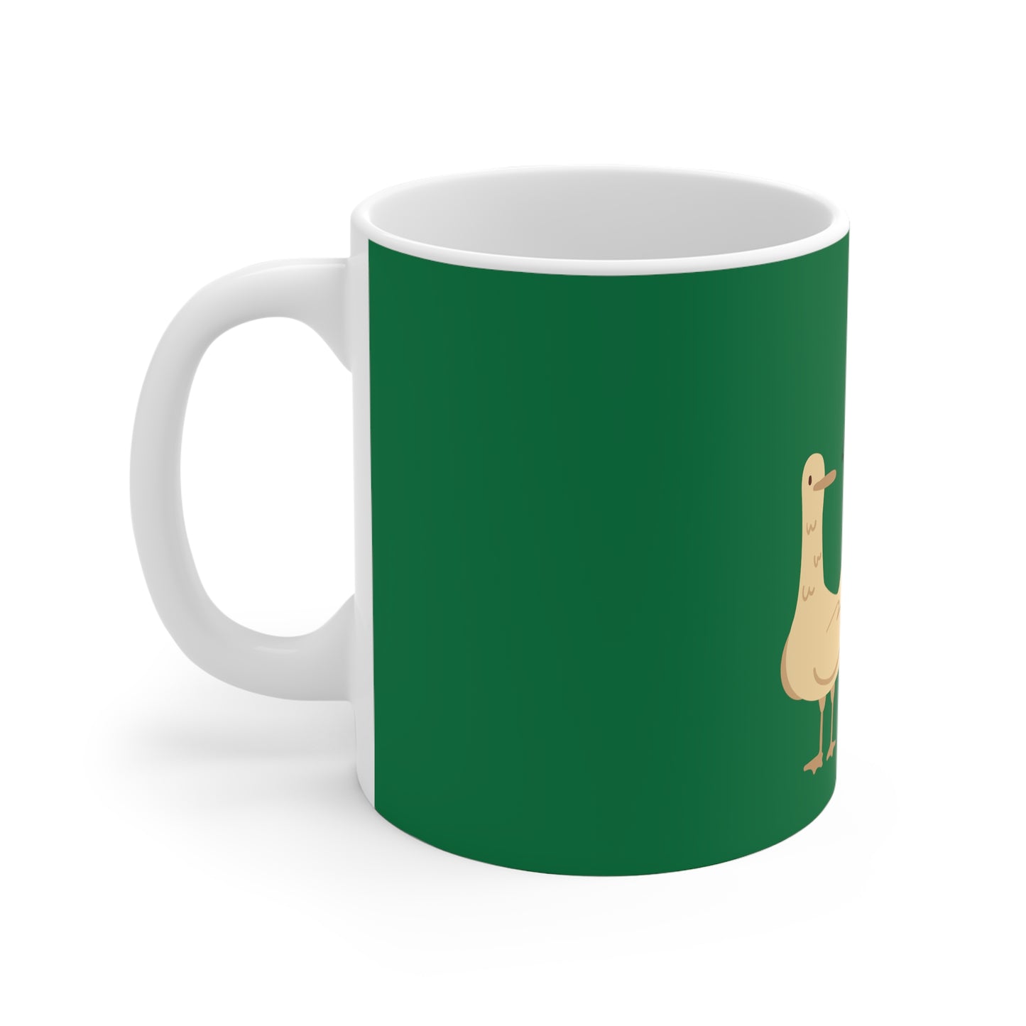 Duck 11oz Green Mug