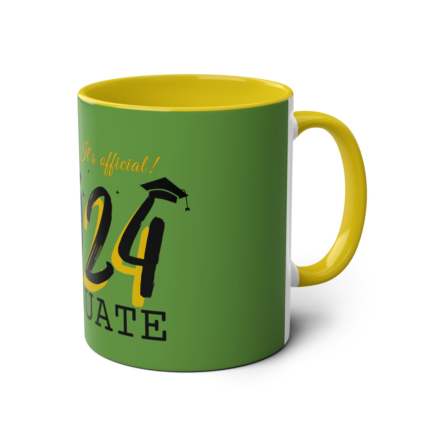 Graduate 2024 Two-Tone Coffee Mugs, 11oz