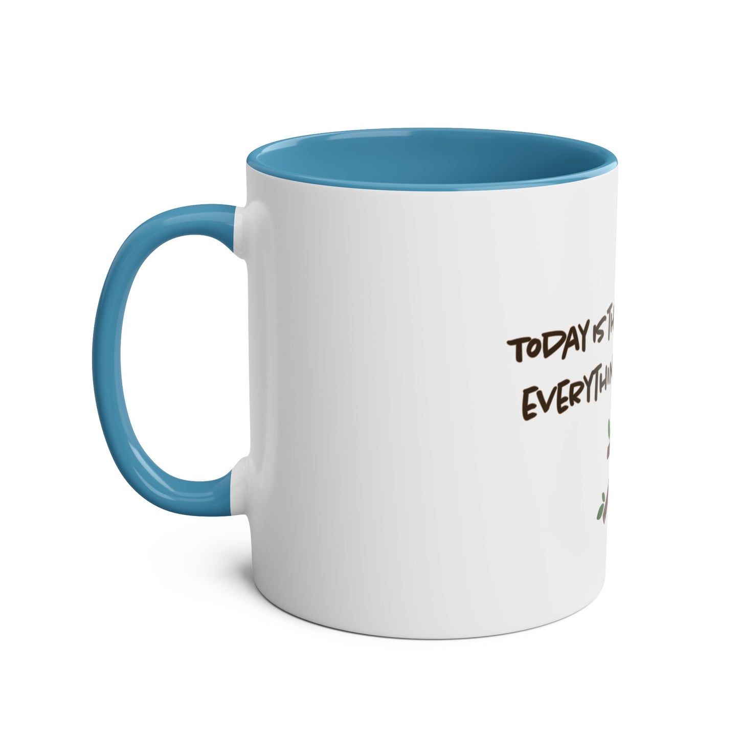 Tomorrow Two-Tone Coffee Mugs, 11oz