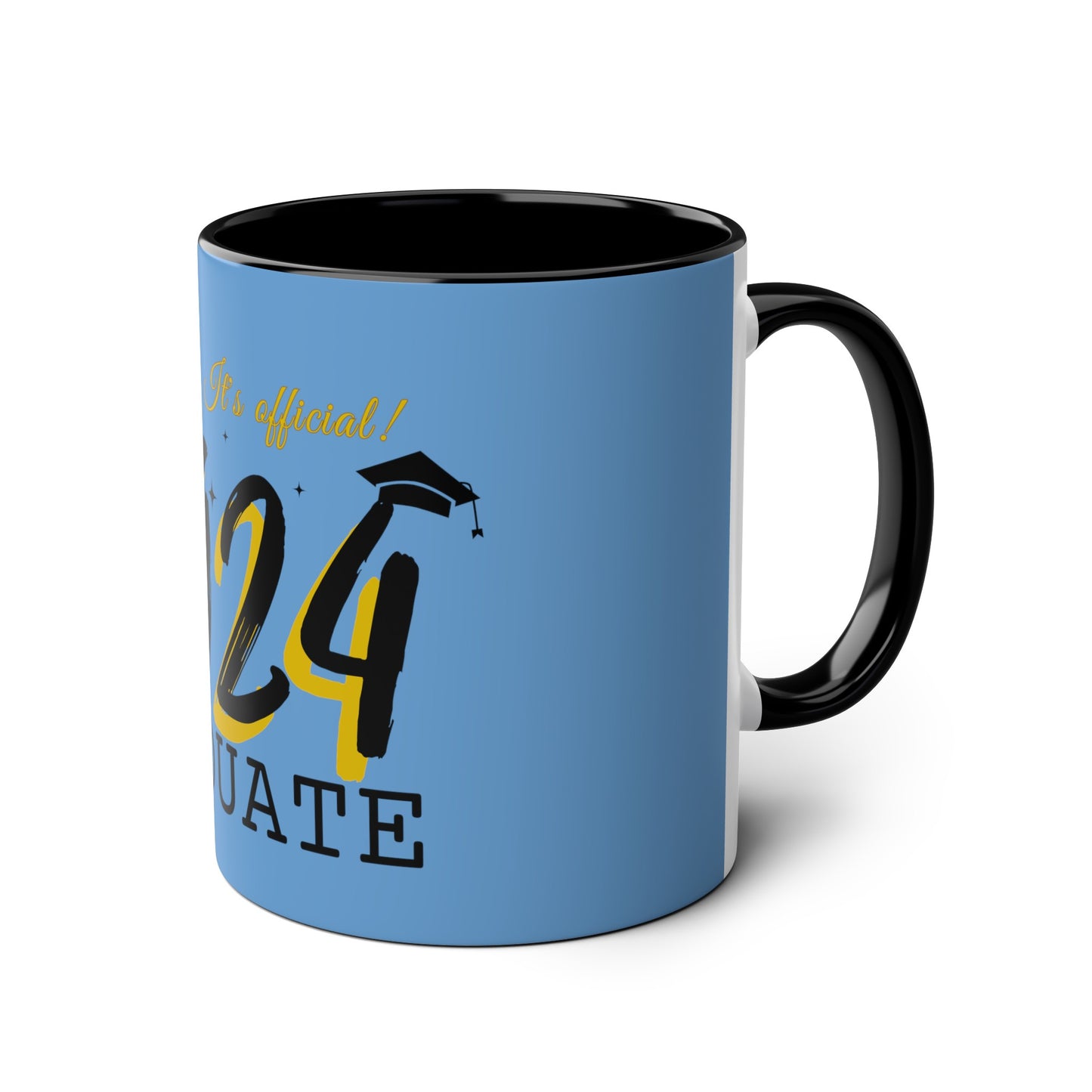 Graduate 2024 Two-Tone Coffee Mugs, 11oz