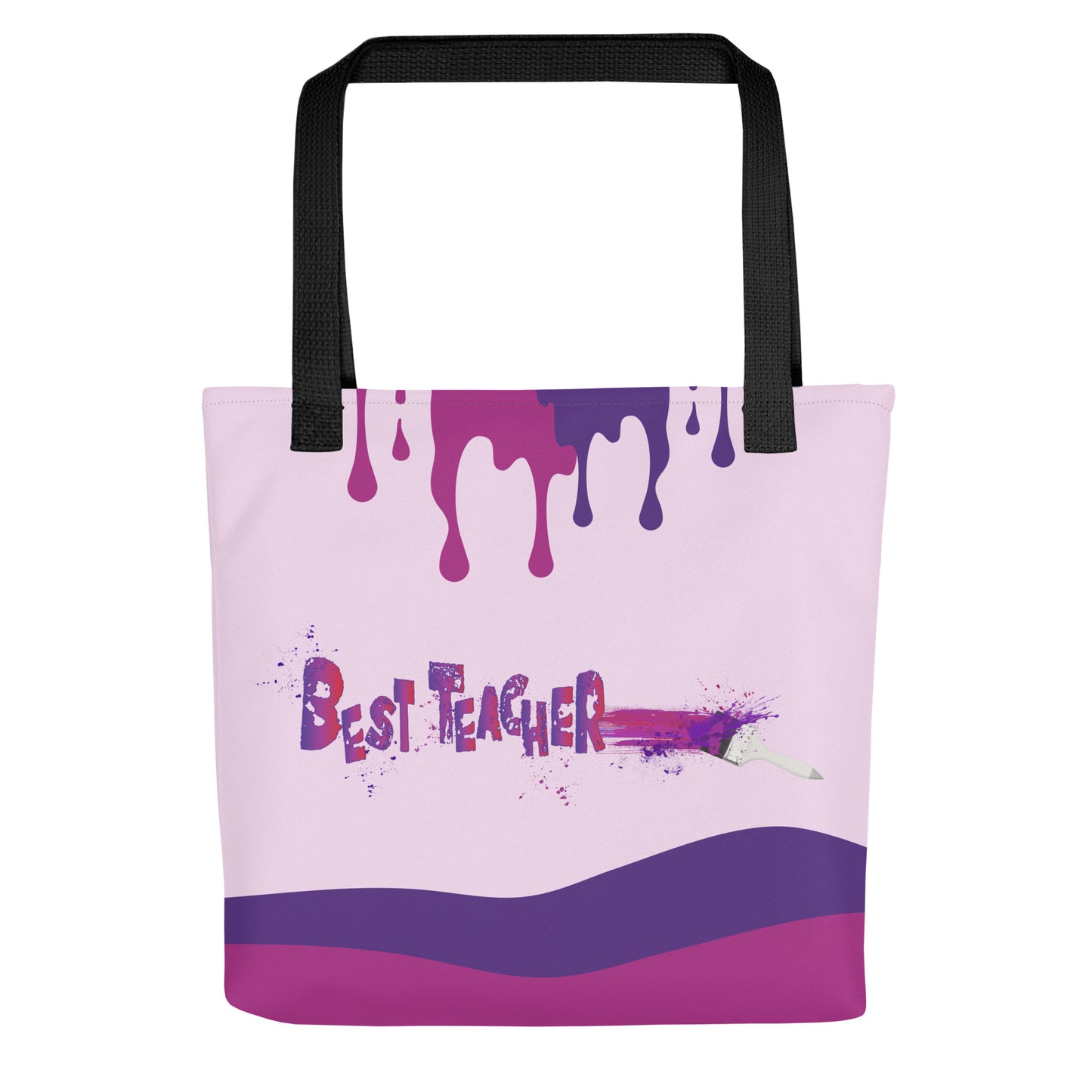 Best Teacher Paintbrush Tote bag