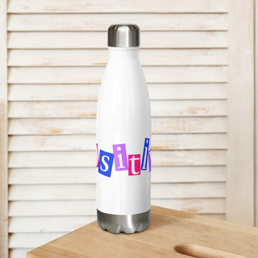 Positive Stainless steel water bottle